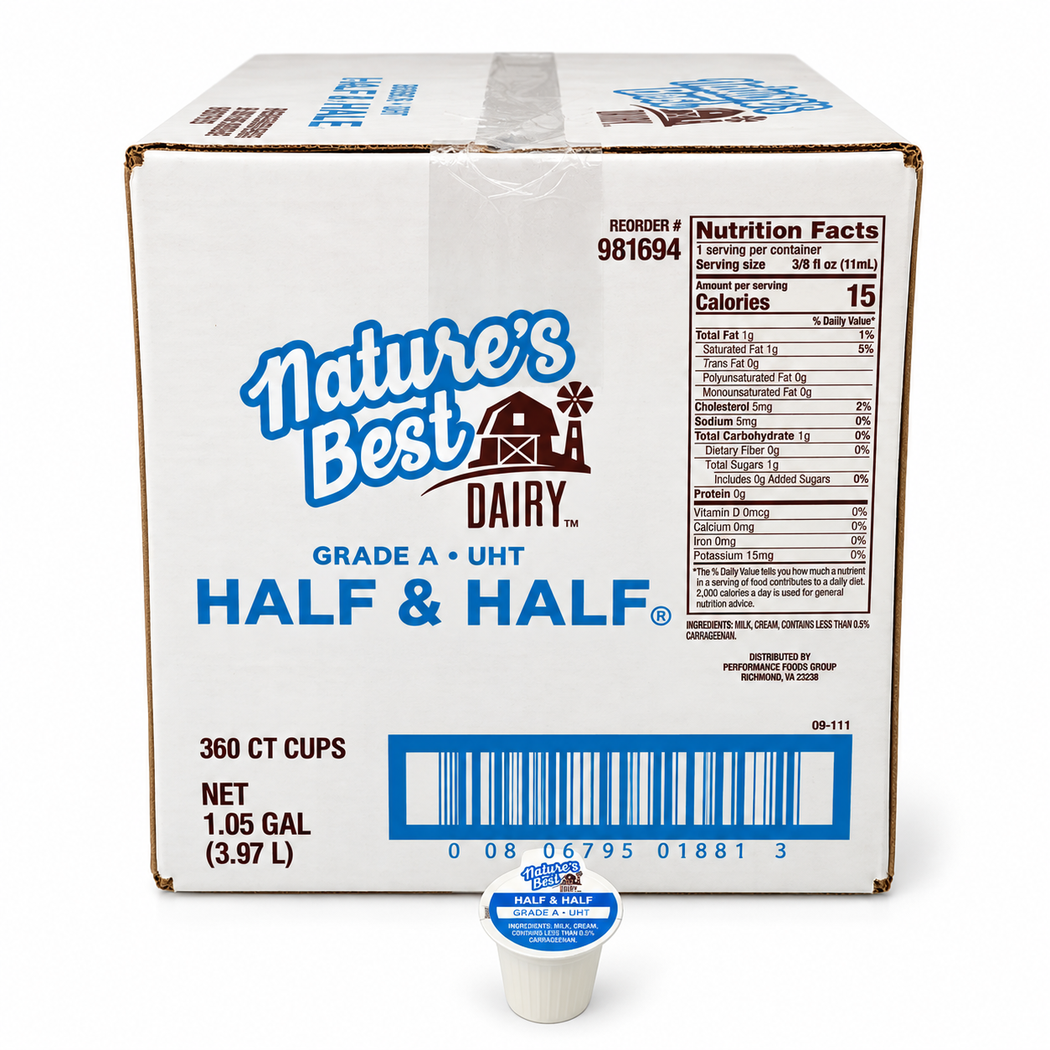 Creamer Half & Half 360ct /.38oz