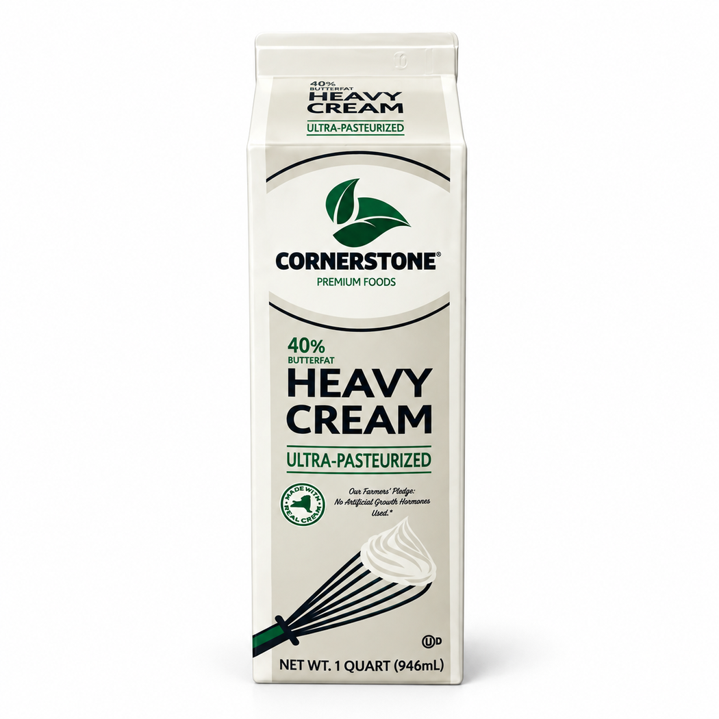 Cream Whip Hvy 40% 12/1qt