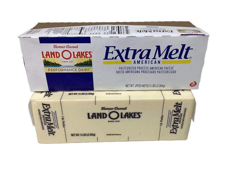 Cheese, Extra Melt White 6/5lb (Land O' Lakes)