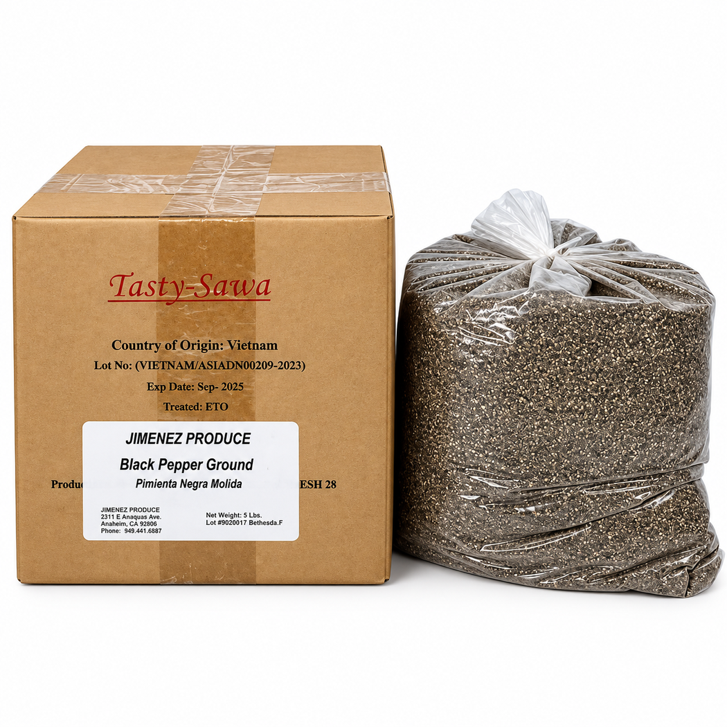 Black Pepper Ground/ Pimienta Molida 5lb