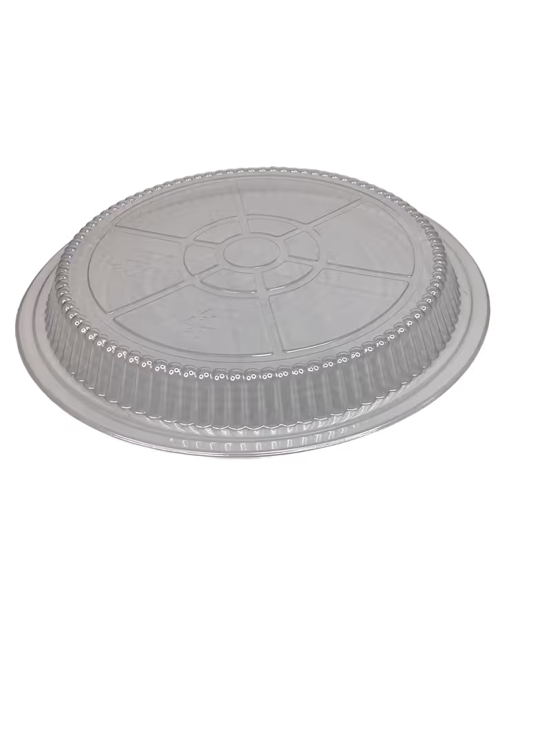9" Plastic Clear Dome Lid 500ct