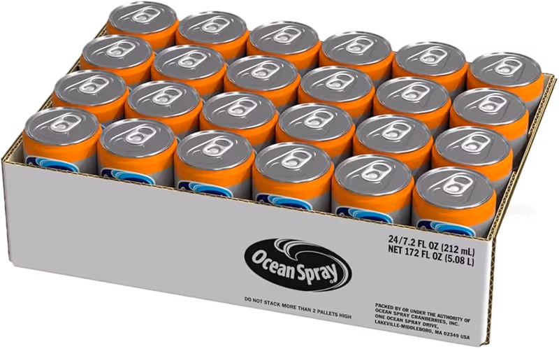 Juice, Orange Small Can 24/7.2oz (Ocean Spray)